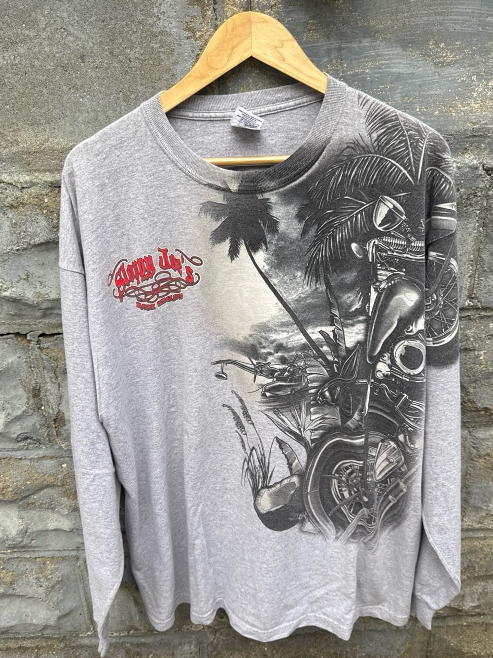 Vintage 2000s Biker Long Sleeve T Shirt XXL Key West
choppers